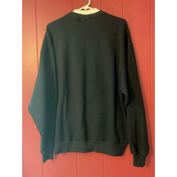 Logotel For Her 1980’s Sweatshirt POINSETTIAS Size Large - Picture 6 of 10